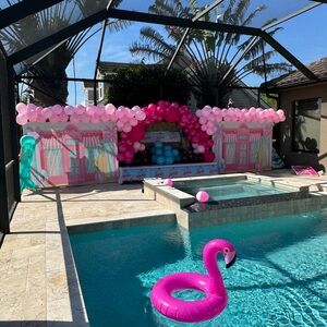 Barbie Pink and Blue Centerpiece Set